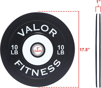 Olympic Bumper Plates for Weight Lifting Strength & Conditioning Cross Training Workouts Sold in Pairs Singles Sets